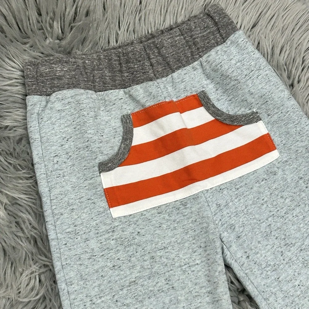 Miki Miette Boys Heathered Blue Shorts Size 3T NEW